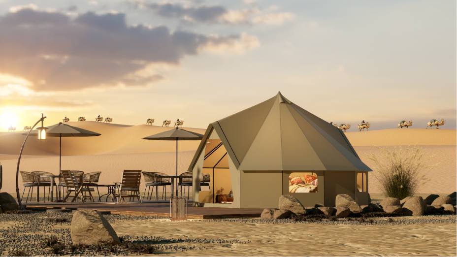 科尔沁右翼中旗露营酒店帐篷厂家